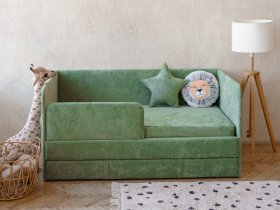 Диван-кровать Happy (зеленый) в Коченёво - kochenyovo.mebel-nsk.ru | фото