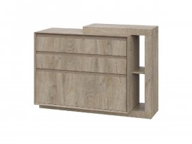 Комод 1200 22 J-Э Этна (дуб эндгрей) в Коченёво - kochenyovo.mebel-nsk.ru | фото