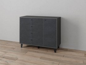 Комод «Катрин-13» (графит/гранит лофт) в Коченёво - kochenyovo.mebel-nsk.ru | фото