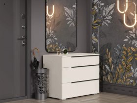 Комод с 3 ящиками Айри КМ-001 (кашемир) в Коченёво - kochenyovo.mebel-nsk.ru | фото
