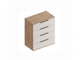 Комод с ящиками Сицилия (дуб альпийский/тефия) в Коченёво - kochenyovo.mebel-nsk.ru | фото