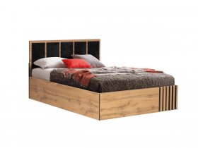 Кровать двуспальная с подъем. мех. 1,6 м Либерти 51.20 в Коченёво - kochenyovo.mebel-nsk.ru | фото
