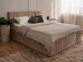 Кровать двуспальная 1,4м с подъем. мех. Леванте в Коченёво - kochenyovo.mebel-nsk.ru | фото