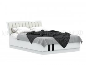 Кровать двуспальная с подъем.мех. 1,6м Магнолия в Коченёво - kochenyovo.mebel-nsk.ru | фото