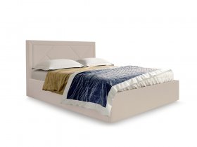 Кровать мягкая 1,6 Сиеста стандарт, вар.2 в Коченёво - kochenyovo.mebel-nsk.ru | фото