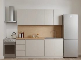 Кухонный гарнитур Мори 2,0 м (сатин) в Коченёво - kochenyovo.mebel-nsk.ru | фото