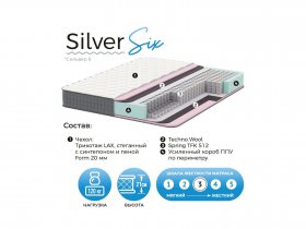 Матрас Silver Six в Коченёво - kochenyovo.mebel-nsk.ru | фото