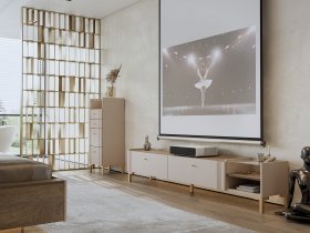 Модульная гостиная Одетта (дуб эндгрей/меланж) в Коченёво - kochenyovo.mebel-nsk.ru | фото