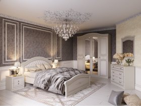 Модульная спальня Николь (Мебельград) в Коченёво - kochenyovo.mebel-nsk.ru | фото