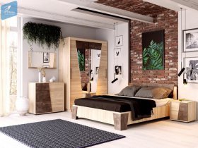 Модульная спальня Санремо в Коченёво - kochenyovo.mebel-nsk.ru | фото