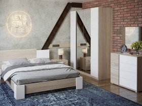 Модульная спальня «Валери» в Коченёво - kochenyovo.mebel-nsk.ru | фото