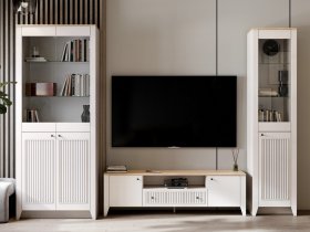 Модульная стенка Валенсия в Коченёво - kochenyovo.mebel-nsk.ru | фото