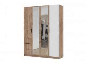 Шкаф четырехстворчатый 1600 ШК-04 Орегон в Коченёво - kochenyovo.mebel-nsk.ru | фото