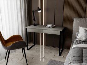 Стол письменный Ст043.0 (графит серый/черный муар) в Коченёво - kochenyovo.mebel-nsk.ru | фото