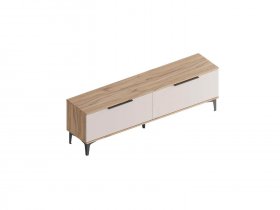 Тумба под ТВ 160 Сицилия (дуб альпийский/тефия) в Коченёво - kochenyovo.mebel-nsk.ru | фото