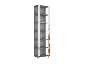 Угловой терминал к шкафам-купе вставка зеркало Е1 в Коченёво - kochenyovo.mebel-nsk.ru | фото